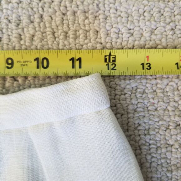 Dolce & Gabbana Pencil Skirt Womens IT Size 38 White Black Linen Lined Italy - Picture 12 of 15